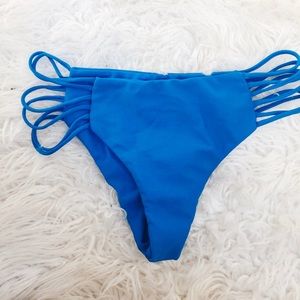 Mikoh Blue Bikini Bottoms